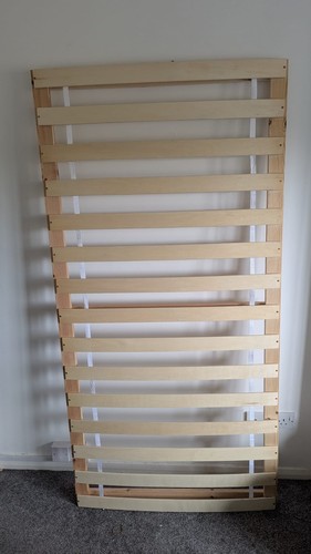 Wooden floor bed trundle - wooden,