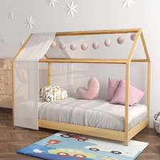 Kids House Bed Frame Wooden